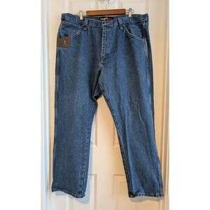 Wrangler Riggs Workwear Men's Blue Denim Carpenter Jeans Size 40x30
